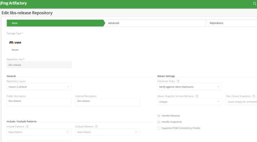 Local Repo Artifactory